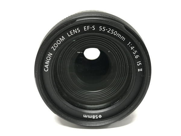 Canon キヤノン ZOOM LENS EF-S 55-250mm 1:4-5.6 IS II レンズ 一眼レフ カメラ 光学機器 中古 F8592011_画像3