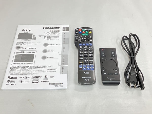 Panasonic TH-42AS650 VIERA ビエラ 液晶 テレビ 42型 パナソニック 家電 中古 楽 H8499039_画像2