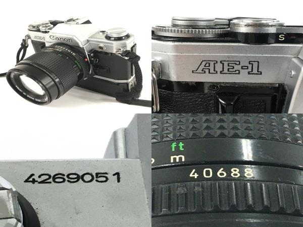 Canon AE-1 FD 100mm 1:2.8 カメラ ボディ レンズセット ジャンク Y8586087_画像3