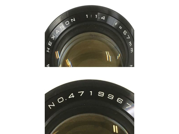 KONICA AUTOREX HEXANON 1.4 f=57mm カメラ レンズセット ジャンク Y8586084_画像4