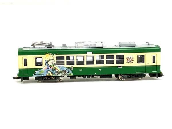 MODEMO NT155 京福電鉄 モボ631形 新 江ノ電号 M車 Nゲージ 鉄道模型 中古 O8589481_画像8