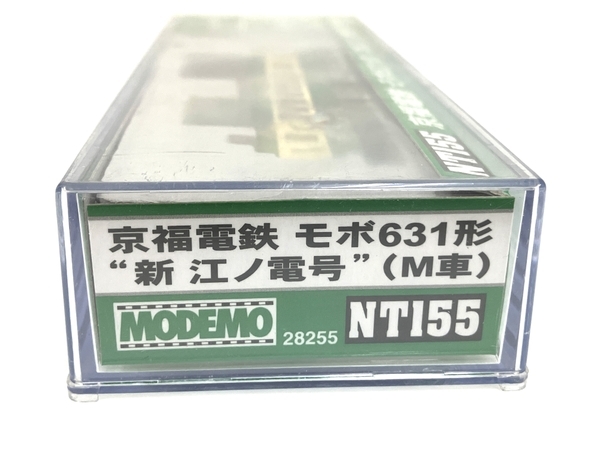 MODEMO NT155 京福電鉄 モボ631形 新 江ノ電号 M車 Nゲージ 鉄道模型 中古 O8589481_画像3