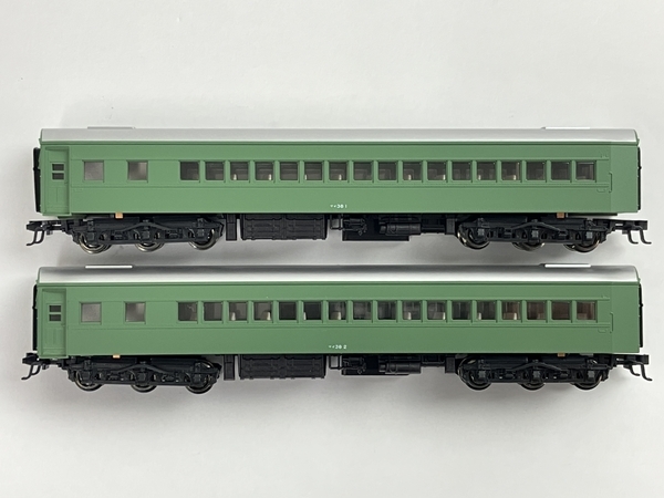 KATO 10-236 マイ38 青大将 旧型客車 2両セット Nゲージ 鉄道模型 中古 美品 N8564016_画像8