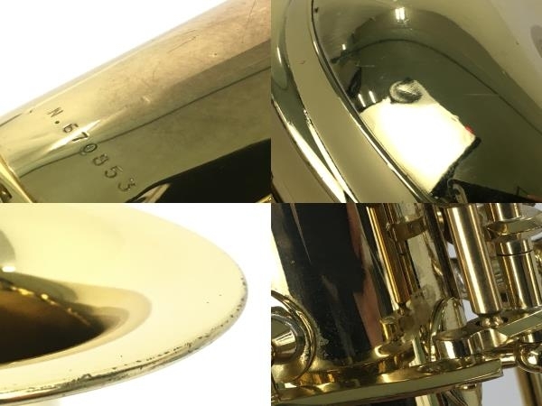 SELMER Super Action SeriesII SA-80II W/E GL テナーサックス ハードケース付 セルマー サックス フラセル 彫刻入り 中古 Y8585685_画像5