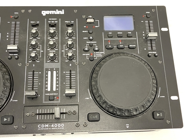 gemini CDM-4000 CD MP3 USB DJ メディアプレーヤー デュアルCDJ オーディオ ジェミナイ 中古 訳有 T8588083_画像4