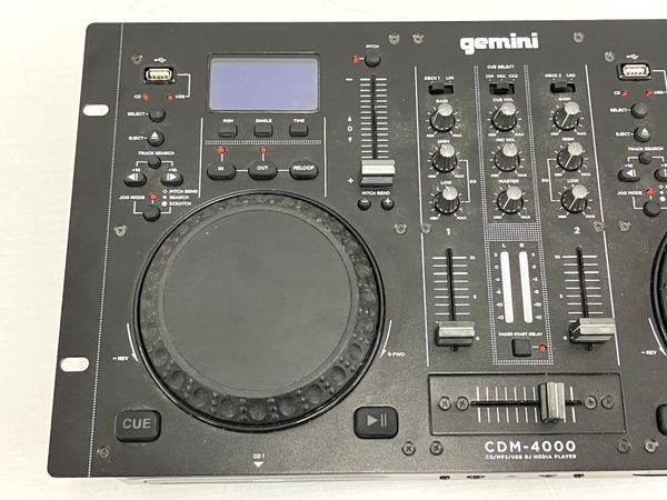 gemini CDM-4000 CD MP3 USB DJ メディアプレーヤー デュアルCDJ オーディオ ジェミナイ 中古 訳有 T8588083_画像3