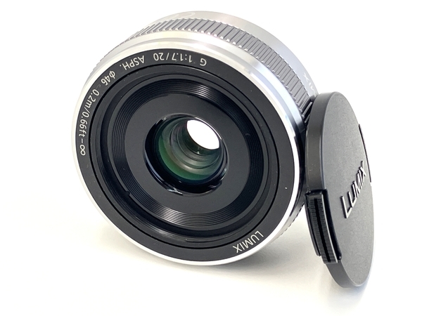 Panasonic H-H020A 20mm F1.7 II ASPH デジタル カメラ レンズ LUMIX パナソニック 中古 Z8545328_画像1