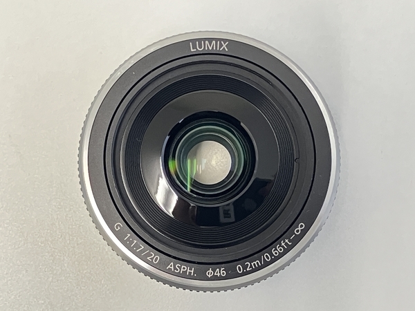 Panasonic H-H020A 20mm F1.7 II ASPH デジタル カメラ レンズ LUMIX パナソニック 中古 Z8545328_画像3