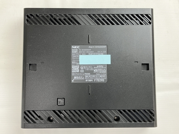 NEC Aterm WX6000HP PA-WX6000HP 無線 Wi-Fi LAN ルーター 中古 N8586881_画像5