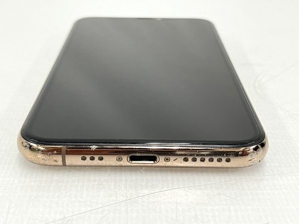 Apple iPhone 11 Pro MWC92J/A 5.85インチ スマートフォン 256GB docomo SIMロックなし ゴールド ジャンク T8516960_画像3
