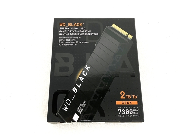 WD_Black SN850X NVMe SSD WDS200T2XHE 2TB ウエスタンデジタル 未使用 S8085220_画像1