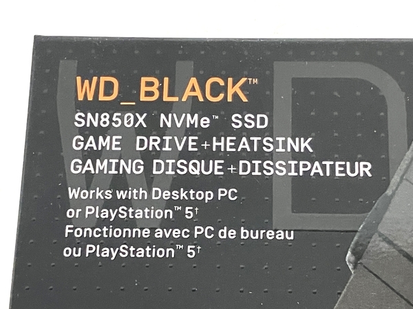 WD_Black SN850X NVMe SSD WDS200T2XHE 2TB ウエスタンデジタル 未使用 S8085220_画像2