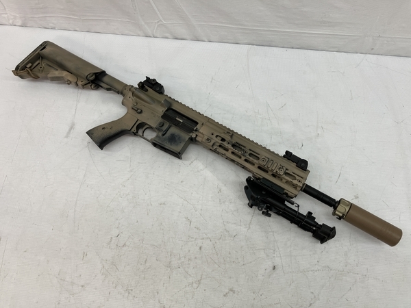 東京マルイ HK416D 電動ガン デルタカスタム サイレンサー バイポッド搭載 マガジン5個付き サルトライフル カスタマイズ 中古 C8594297_画像7