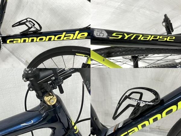 【引取限定】CANNONDALE SYNAPSE Carbon Disc 54サイズ SHIMANO 105 ディスクブレーキ ロードバイク 良好 中古 Y8498879_画像3