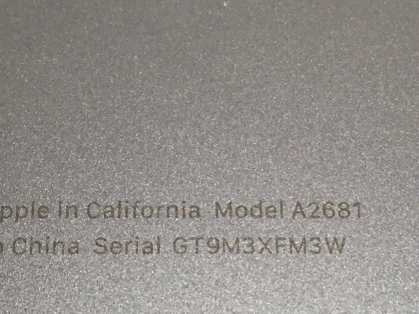 Apple MacBook Air M2 2022 CTO 13.6型 ノート PC 16GB SSD 512GB Ventura バッテリー充放電回数4回 中古 美品 T8527770_画像10
