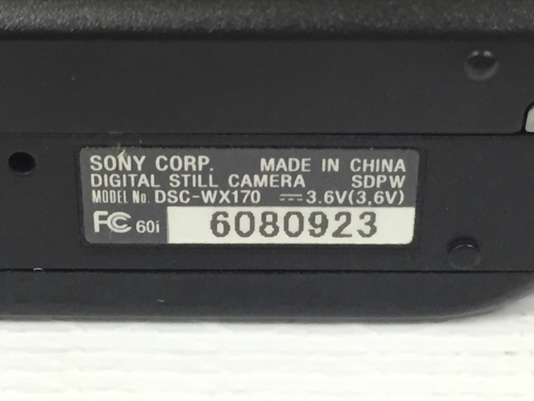 SONY Cyber shot DSC-WX170 コンパクト デジタルカメラ ソニー 中古 T8614200_画像2