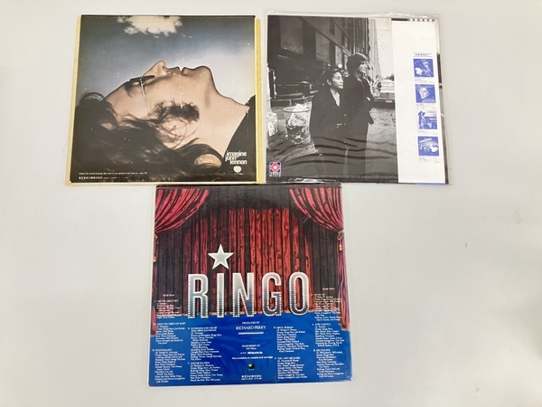 ジョン・レノン リンゴ・スター imagine Double Fantasy RINGO ヨーコ・オノ 3枚セット LP レコード ジャンク K8486152_画像2