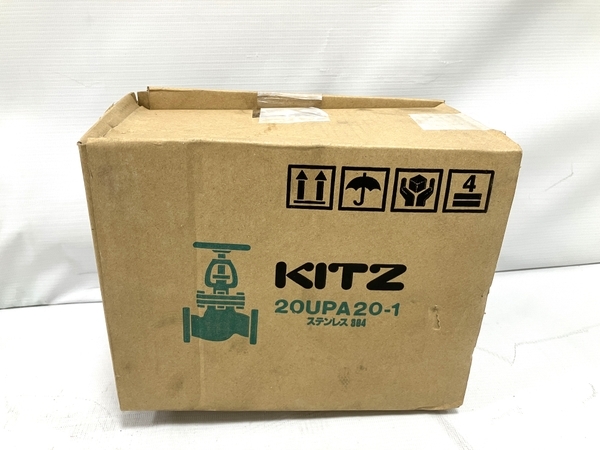 KITZ 20UPA20-1 S13A グローブバルブ 20K ステンレス鋼製グローブバルブ フランジ形 グローブ弁 玉形弁 水道 蒸気 配管 中古 良好 H8490794_画像2