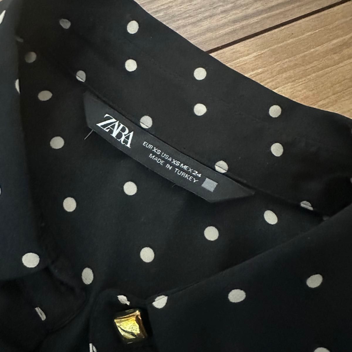 ★ドイツ発*ZARA*LIMITED EDITION-ポルカドットブレザー★ ZARA ポルカドット シャツ ワンピース ベルト付き|Yahoo!フリマ