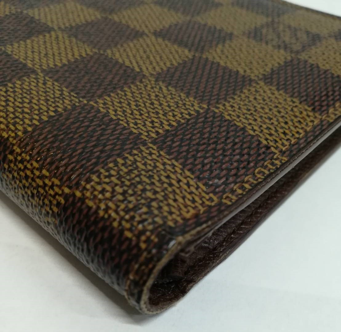 327 LOUIS VUITTON ルイヴィトン ダミエ ポルトビエカルトクレディモネ 2つ折り財布 M99042 100周年記念 の画像4