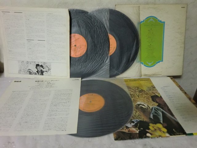 (A)何点でも同送料 LP/レコード/まとめ売り/LP/レコード/まとめ2枚/ジョン・デンバー　ゴールド・デラックス/RCA-8041-42故郷の詩 RVP-6122_画像3