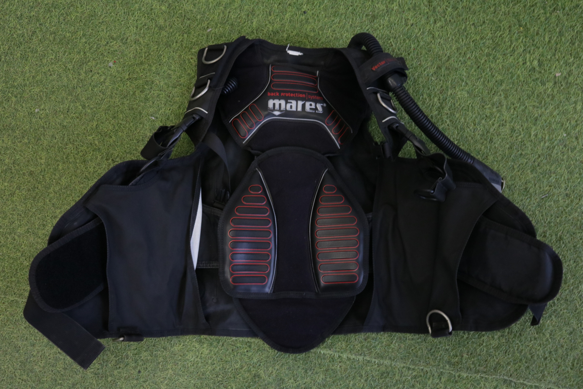 mares back protection System Vector 1000mrs スキューバージャケット マレス マリンスポーツ 運動 趣味 初心者 練習 010FEMFR20_画像8