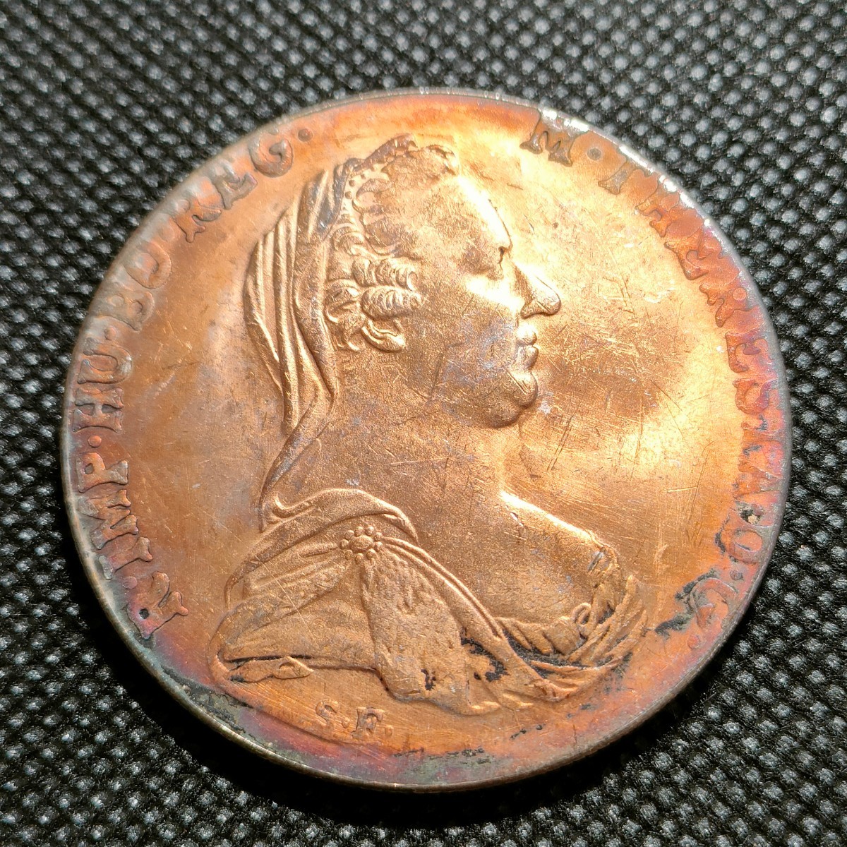 1346　オーストリア　マリア・テレジア　約45mm　海外コイン　古銭　アンティーク　銀貨_画像1