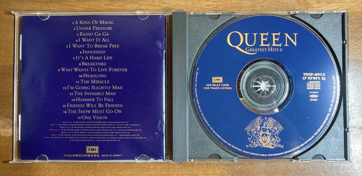 CD Queen/Greatest Hits Ⅱ/クイーン　 国内盤　中古_画像3