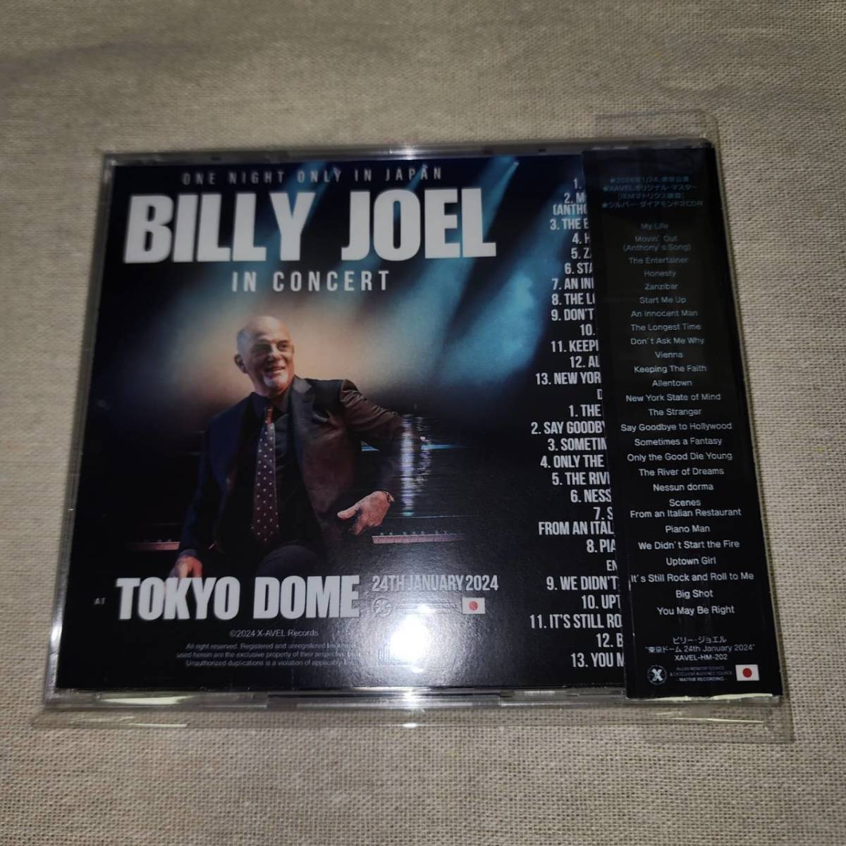 Billy Joel (2CD＋ボーナス) At Tokyo Dome 24th January 2024 限定盤 ◇XAVELレーベル_画像2