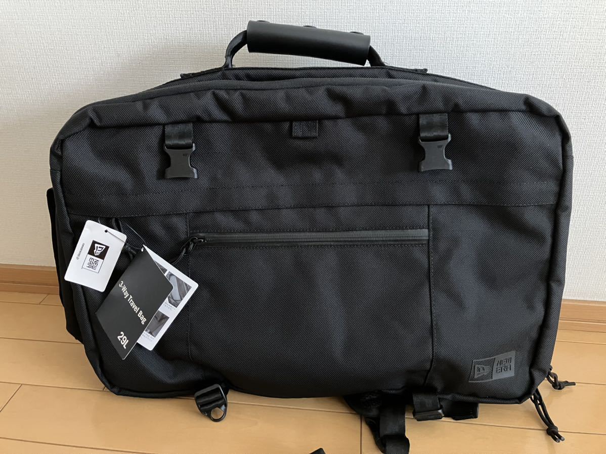 NEW ERA(ニューエラ)3WAY Travel Bag/リュックサック・ショルダー・ハンド/BUSINESS LINE 1680D BLK/ブラック/29L