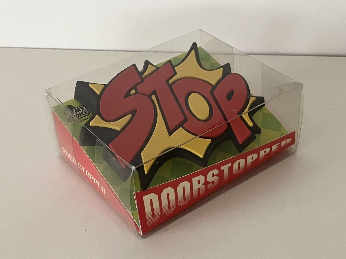 DOOR STOPPER(ドアストッパー)/アメコミ風/STOPの画像1