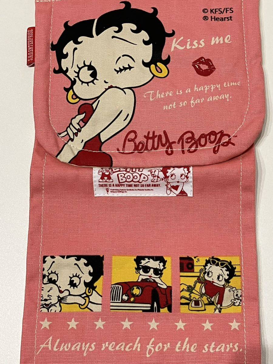 BETTY BOOP(ベティ)トイレットペーパー ホルダー カバー/コットン/ストック/ピンク_画像3