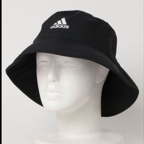 【新品】adidas アディダス レインハット ゴルフ帽子　撥水 ブラック 黒 _画像5