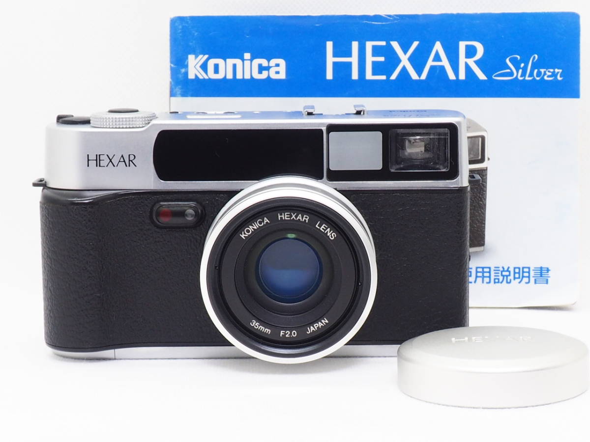 ■美品■ コニカ Konica HEXAR 35mm F2.0 《 スレ無し 動作光学良好 取説 》 #010524751_画像1