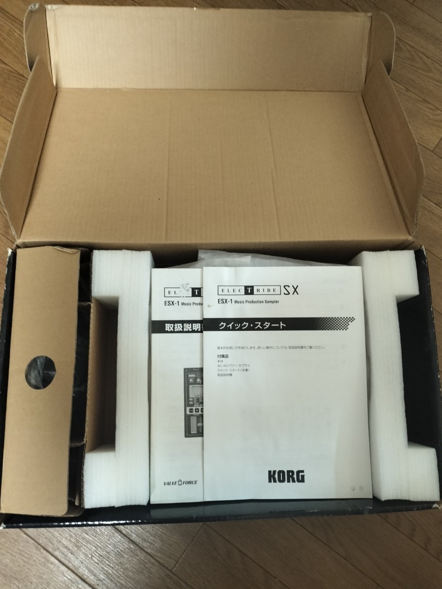 KORG ESX-1 サンプラー シーケンサー ドラムマシン ELECTRIBE SX ACアダプターと取説と箱あり　簡易動作確認済_画像5