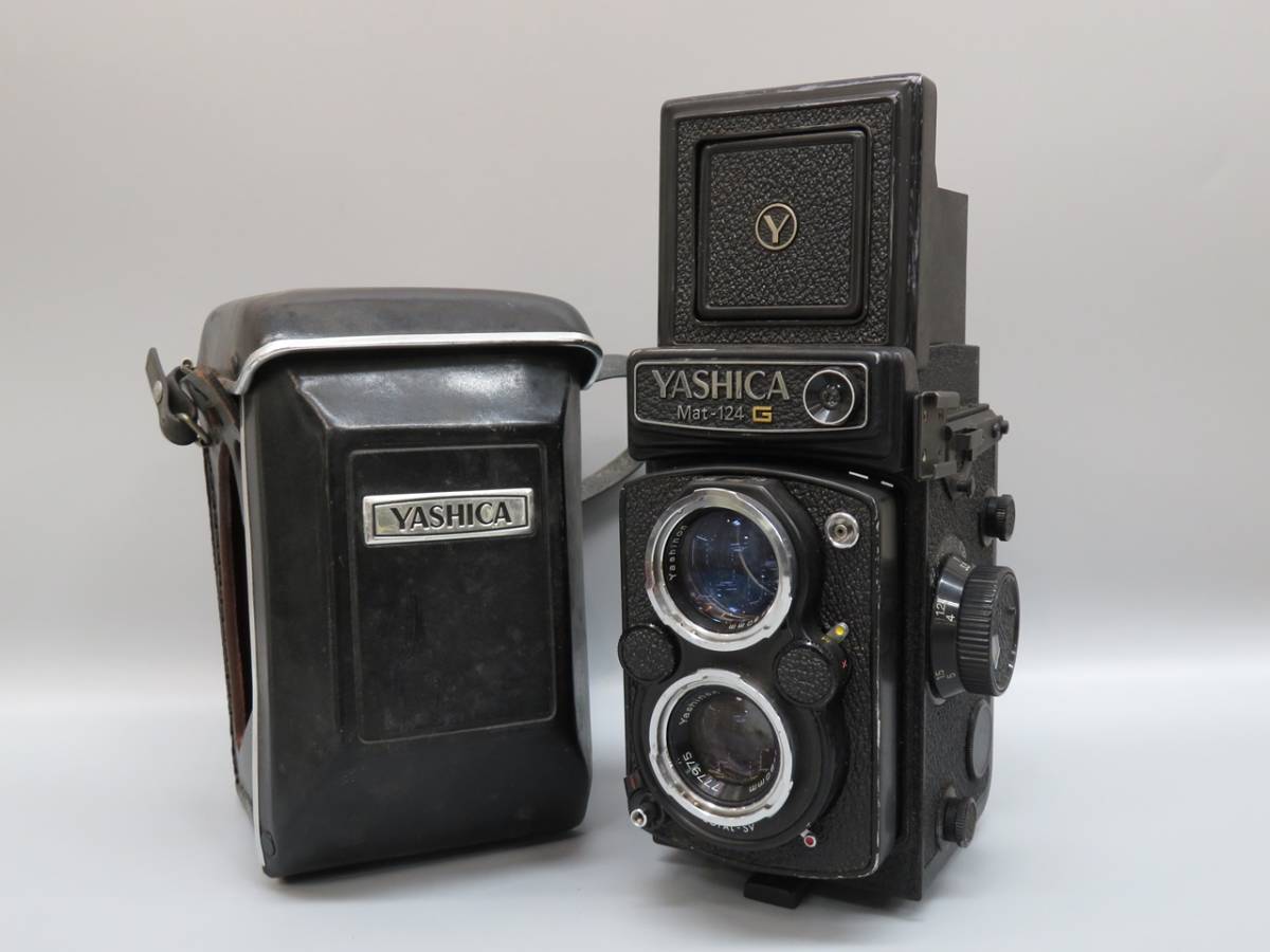 ☆1円スタート☆ ジャンク品 YASHICA Mat-124G Yashinon 1：2.8 1：3.5 f=80mm 二眼レフカメラ フィルムカメラ 現状渡し_画像1