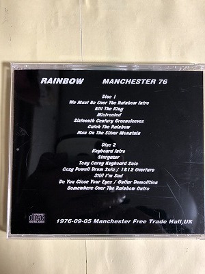 RAINBOW CD MANCHESTER UK 1976 Different Source 2枚組　同梱可能_画像2