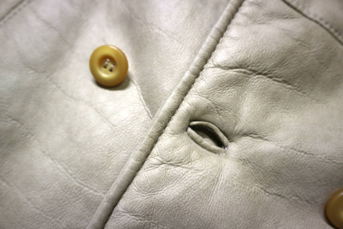  превосходящий . мутон!* Испания производства Leder Cris кожа ягненка мутоновое пальто *M размер соответствует ( рост 165-167 см ранг )