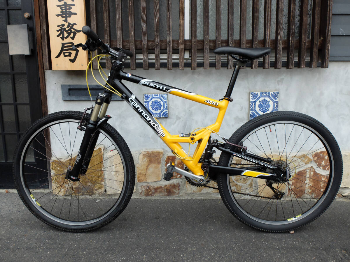 米国 Cannondale Jekyll 400 キャノンデール・ジキル Hand made in USA アルミ Deore XT/LX 9×3 27sの画像4