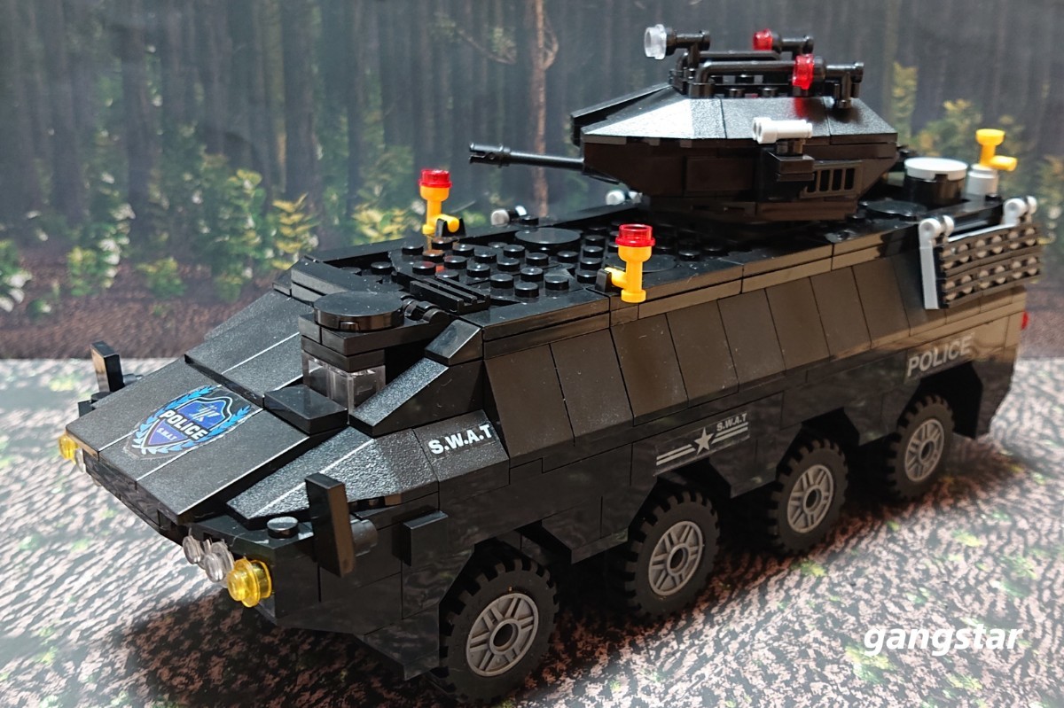 【国内発送 レゴ互換】特殊警察SWAT 装甲車輌 ブロック模型_画像3