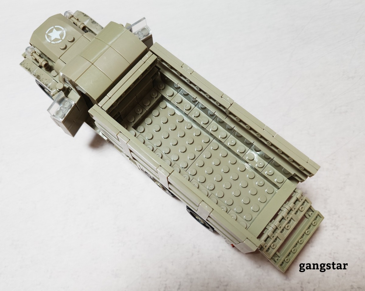 【国内発送 レゴ互換】アメリカ軍 CCKW 軍用トラック ミリタリーブロック模型の画像7