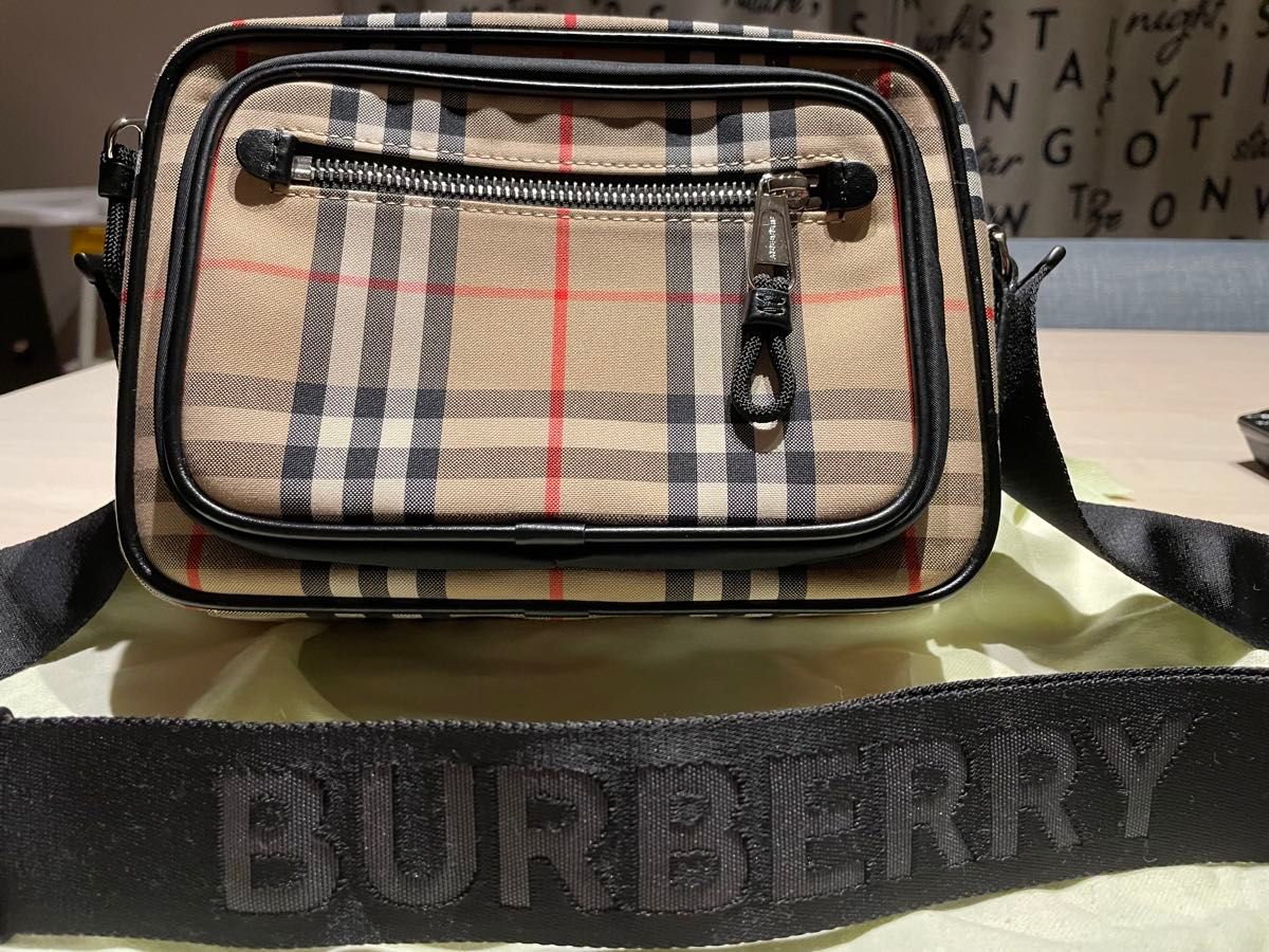 BURBERRY ショルダーバッグ バーバリー　メンズ レディース クロスボディバッグ ヴィンテージチェック アーカイブベージュ