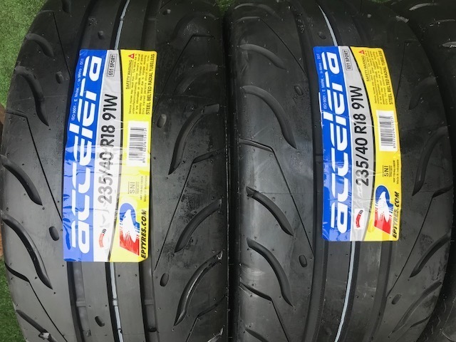 235/40R18(TREAD200) 2本セット アクセレラ 651SPORT 未使用品 accelera 沖縄県・離島発送不可_画像1