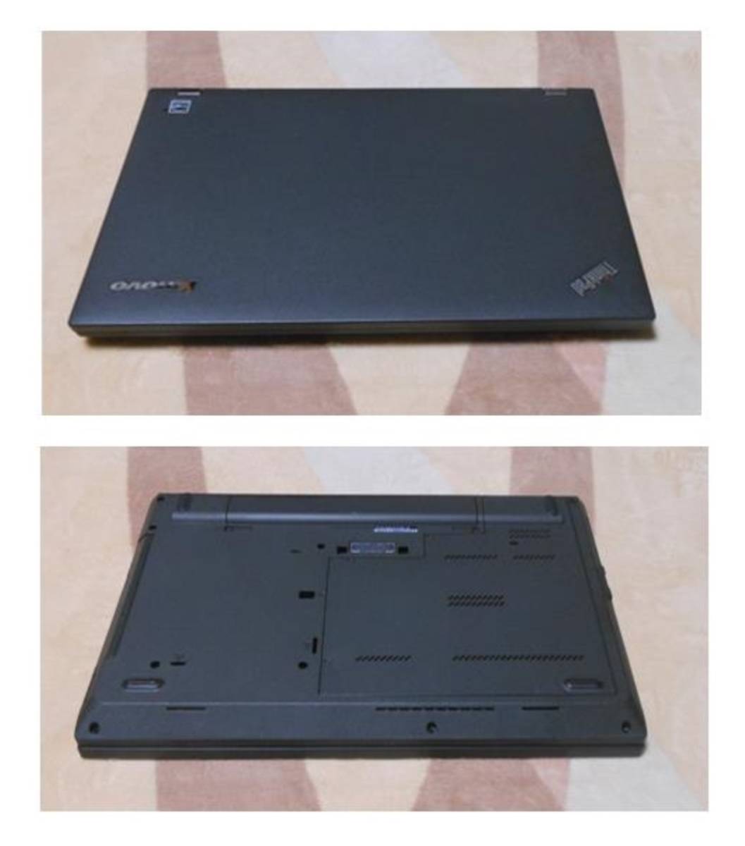 ThinkPad L540 ★爆速★[i5-4210M 2.60GHz・新品SSD 128GB + HDD 500GB・メモリ 8GB・無線LAN・Windows 11(ver.23H2), Office2021 搭載] ④_カバー(天板) & 底面