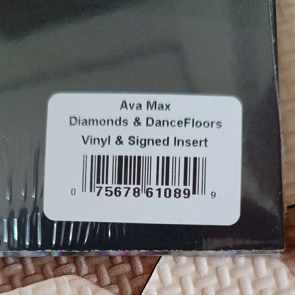 AVA MAX  DIAMONDS & DANCEFLOORS Ice black Vinylレコード LP signed LP