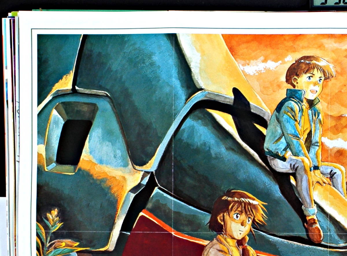 [Vintage] [New Item] [Delivery Free]1990s NewType Mobile Suit V GundamPoster ニュータイプ 機動戦士Vガンダム[tag2202]_画像2