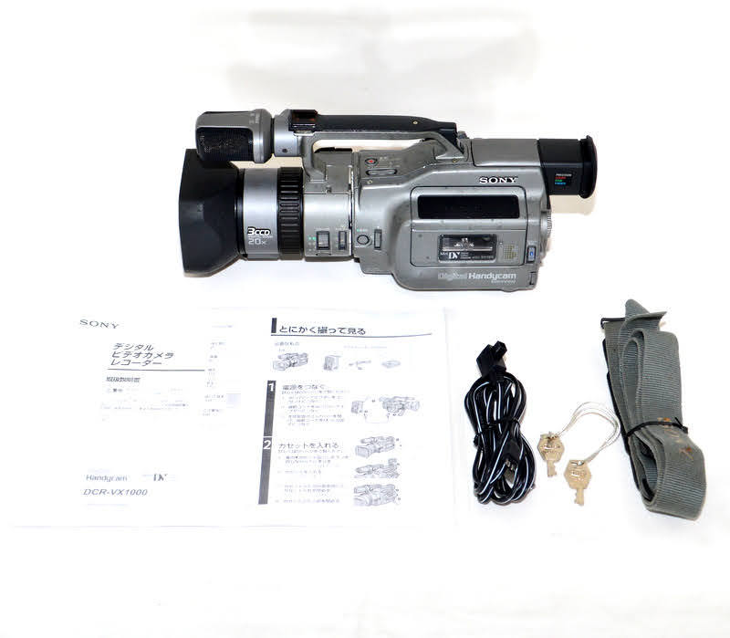 稀少銘機!/純正ジュラルミンケース付属】SONY ソニー DCR-VX1000 稀少銘機!/純正ジュラルミンケース付属】SONY ソニー DCR-VX1000