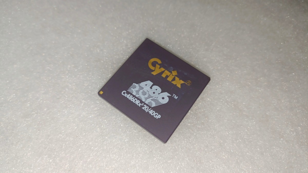 Cyrix Cx486DRx2 20/40GP 20/40MHz i386互換 CPU 動作確認済み 送料無料　①_画像4