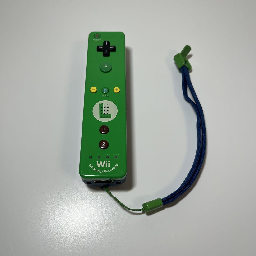 【希少】Wiiリモコン　ハンドルセット　ルイージカラー　マリオカート　Wii WiiU_画像2