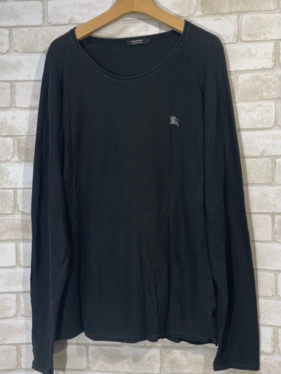 BURBERRY BLACK LABEL　バーバリーブラックレーベル長袖Tシャツ